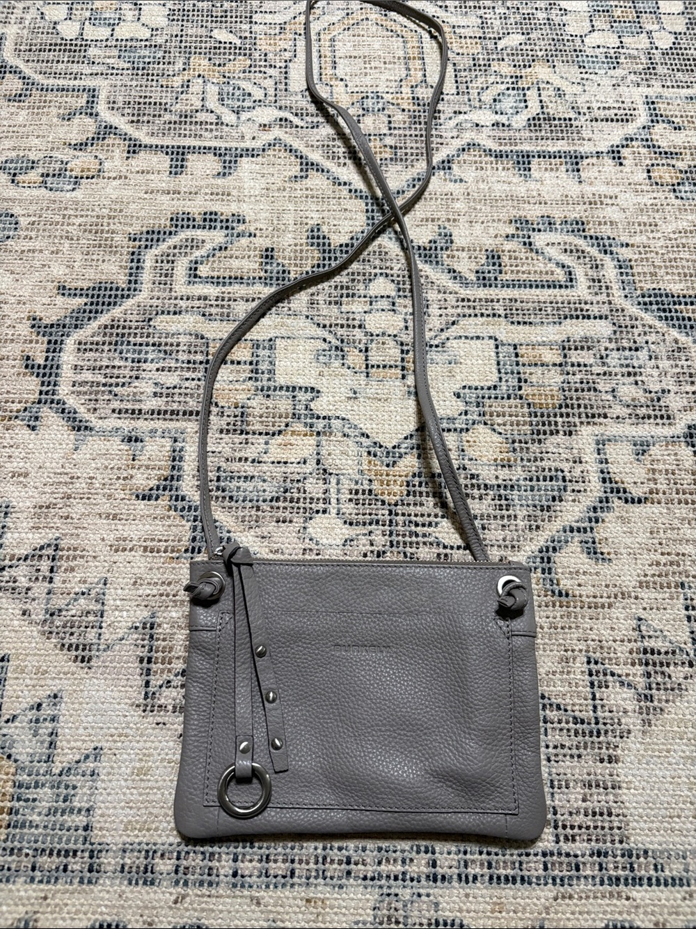 Burkley leather crossbody bag